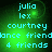 Green pixelated background with cyan text listing names and phrases, showing subtle animation changes in the central light glow.