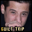 nine identical showing a person with short dark hair, light skin, and a hand near their mouth, with 'GUILT TRIP' text below each