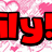 Red pixelated text 'FLY!' with black outlines on a pink and white pixelated background featuring heart shapes.
