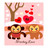 Pixelated 48x48 static icon featuring two cartoon monkeys under a tree with floating hearts on pink background.