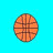 Pixelated basketball icon with orange ball, white backboard, and blue pole on cyan background; partial text 'SWOOSH' visible.