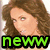 Two side-by-side pixelated images of women with text overlays; left shows a woman with brown hair and green eyes, right shows a blonde woman with blue eyes.