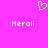 A static image with a bright pink background featuring two identical white pixelated text labels and one heart symbol.