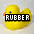 Yellow rubber duck with blue eye and orange beak, each frame shows different text overlay on black rectangular background.