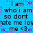 Blue background with repeated black text and pink asterisk patterns in a