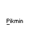 Animated contact sheet of 24 sequential frames showing a red Pikmin character interacting with other characters and objects against a gray background, each frame labeled "Pikmin" below.