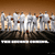 Group of figures in white uniforms standing in formation on a dark reflective surface with a gradient background.