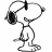 A 48x48 pixel animated contact sheet showing two frames of a cartoon character with headphones on the left and green text logo on the right against dark background.