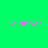 Four square display the text "*gionna*" in pink pixelated font against solid green and cyan backgrounds