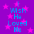 Purple background with pink stars and blue text reading "I Wish He Loved Me" in two vertical