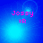 Four blue-toned display pink text 'Jossy =R' with varying light effects across the
