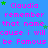 Blue background with repeated pink text 'Claudia remember that name cause i will cause i will be Famous' and green star symbols.