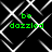 Green text 'be dazzled' appears over a black background with white geometric lines forming repeating diamond shapes.