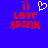 Blue background with red text 'I LOVE SPANK' and a white pixelated heart symbol above the word 'LOVE'.