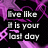 Pixelated text in white on black backgrounds with purple abstract shapes, arranged in four sections with motivational phrases.