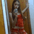 A static image shows a person in an orange dress holding a phone, with red text on black background reading "i love u alot more <3" and "then you thinkk <3".