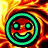 Pixelated green smiley face icon with cyan outline over fiery background, accompanied by text elements including "Mortal Combat!" and repeated "do do do" phrases.