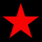 Two red five-point stars on black background; right star has white pixelated text "I'm a STAR" overlaid.