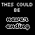 Animated sequence of pixelated text 'THIS COULD BE' above 'Karan ending', with color shifts and a blue downward arrow appearing in some frames.