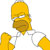Pixelated yellow cartoon character with brown hair, wearing a white shirt and blue pants, holding two golden objects connected by chains.