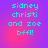 Pixelated cyan text on a purple-to-pink gradient background, with four identical arranged in a
