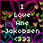 Pixelated text on a black background with colorful abstract lines, displaying phrases about love and world events.