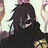 A pixelated anime-style character with long dark hair and a black top on the left, next to stylized text reading "Anime IM" and "COM" on a black background.