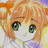 A pixelated anime-style character with orange hair and green eyes on the left, next to a black background with white text "Anime IM" and stylized signature on the right.