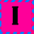 A four-quadrant image with a pink 'I' on blue-patterned background, pink heart balloon, black 'Nick' text, and gray space.