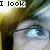 A four- shows a person's eye and hair with text overlays changing