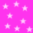 Pink background with scattered white stars, no visible text or motion.