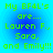 Green pixelated text on blue gradient background reads "My BF4L's are... Lauren F., Sara, and Emily!!!" in four identical