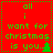 Red background with green pixelated text reading 'all i want for christmas is you.' and a small green Christmas tree icon, displayed in four identical quadrants.