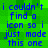 Blue pixelated text on a green background repeats the phrase "i couldn't find a icon so i just made this one" in multiple