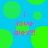 Pixelated blue background with green circles and pink text reading 'i love alex!!!' repeated in four positions.