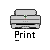 A static image of a gray printer with 'Print' text below it, showing no visible animation changes.