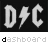 A 3x3 contact sheet of animated frames showing a pixelated 'DSC' logo with lightning bolt symbols, each frame displaying slight variations in text and background transparency.