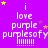 A static image with a purple background displaying repeated text and star symbols in yellow, pink, and white.