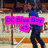 Animated sequence showing a hockey player in blue jersey and black pants on an ice rink, with text overlay changing from 'DC Blue Boy 43' to no text.