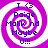Four identical pixelated icons arranged in a , each featuring a purple and white spiral background with blue text reading "I <3 Paige Malik nd Maybe U!!!"