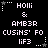 Pixelated text and star symbols arranged in a on black background, with animated changes to star positions across frames