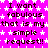 A static image with a bright pink background covered in white star patterns and repeated dark text reading "I want fabulous that is my simple request!!"