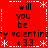 Red background with repeated text and symbols in black, white, and red pixels.