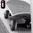 Four grayscale show a stylized figure in dynamic poses with pink text labels above each