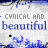 A static image with repeated text and blue floral patterns on a light background.