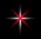 Animated starburst with eight points transitioning through red, pink, purple, blue, cyan, green, yellow, and orange hues on black background.