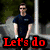 Four- of pixelated images with red text overlays showing a person in various poses and a time warp effect