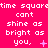 Pixelated text repeats across a bright pink background with small star and dot accents.