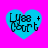 Four identical blue heart-shaped icons with black text 'Lynn Court' and a plus sign on a bright pink background.