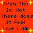 Red background with black pixelated text repeating 'Even Tho Im Not There does It Feel Like i am' and yellow starbursts scattered throughout.